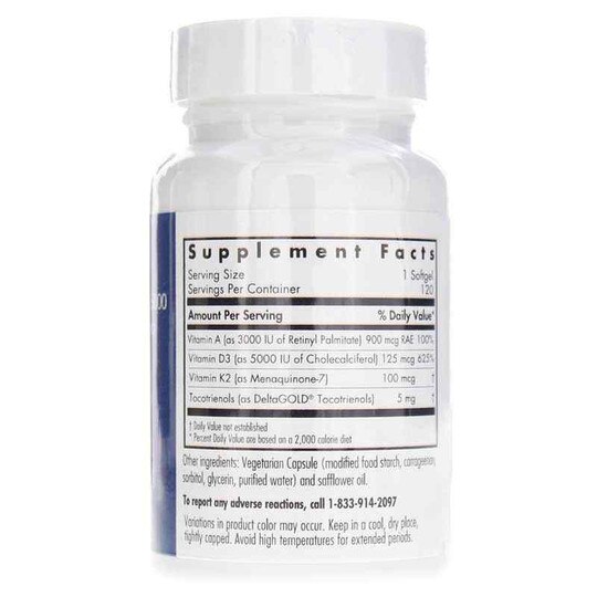 Vitamin D3 Complete 5000 IU Softgels, ARG